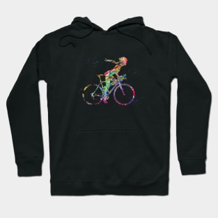 Female cyclist Hoodie